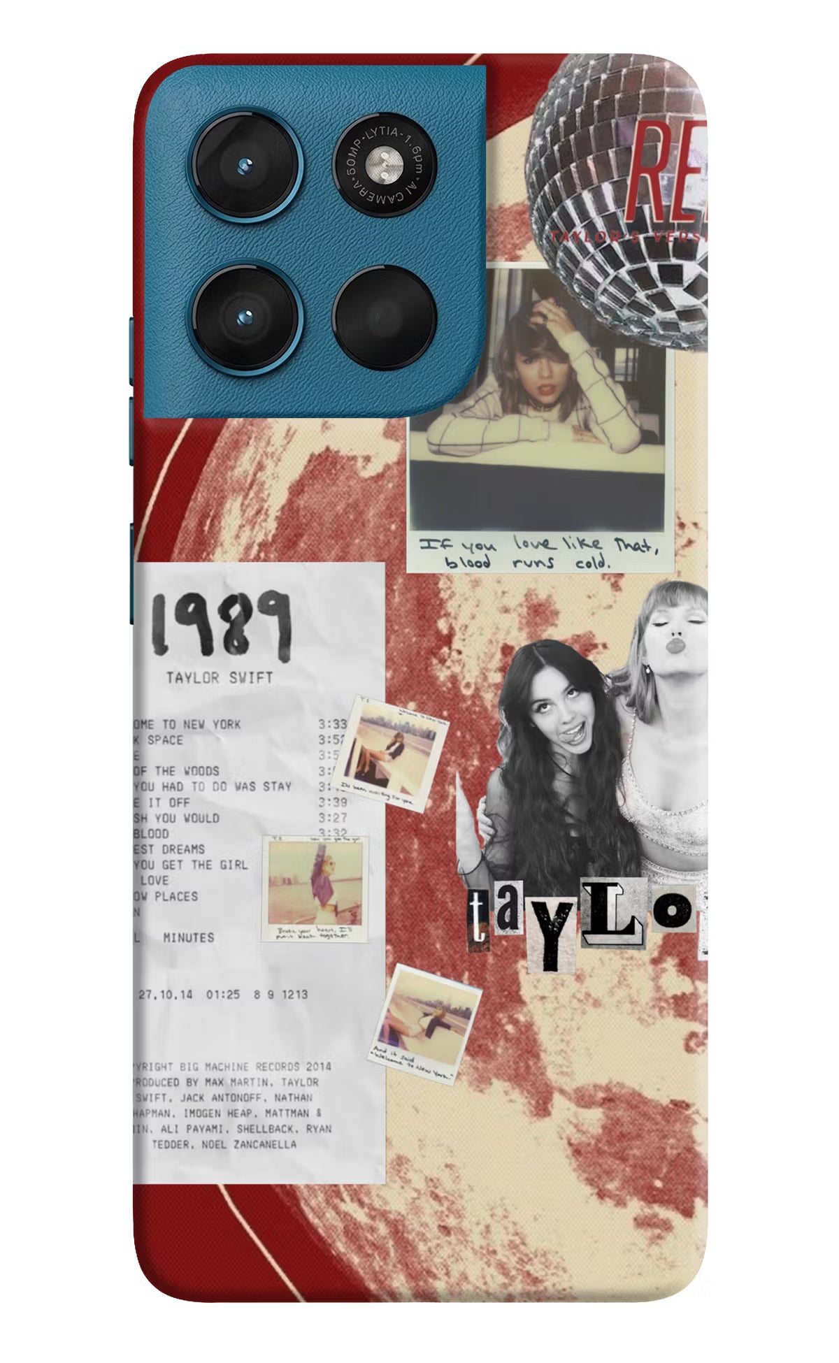 Taylor Swift Moto G57 Power 5G Back Cover