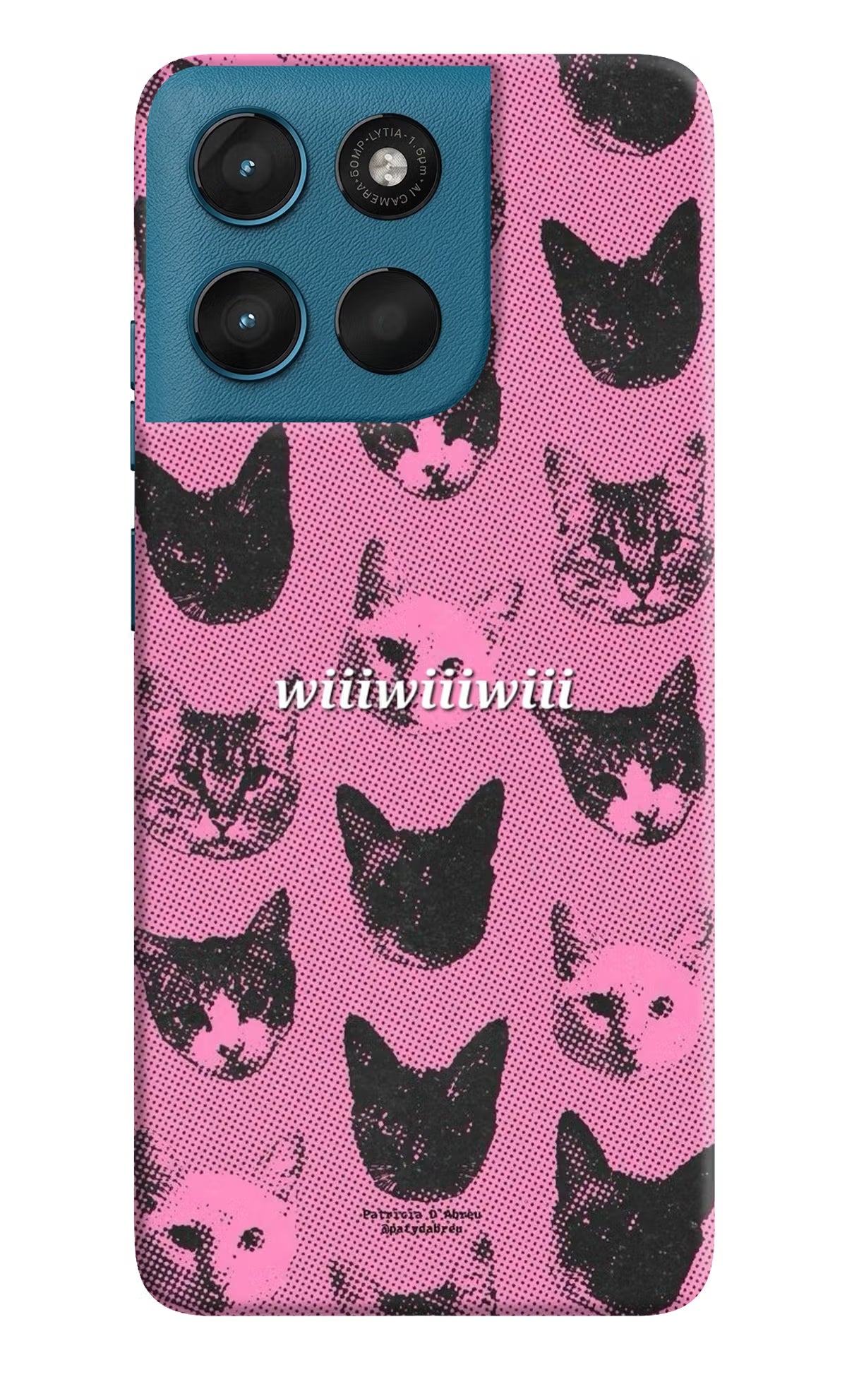 Pink Cats Moto G57 Power 5G Back Cover
