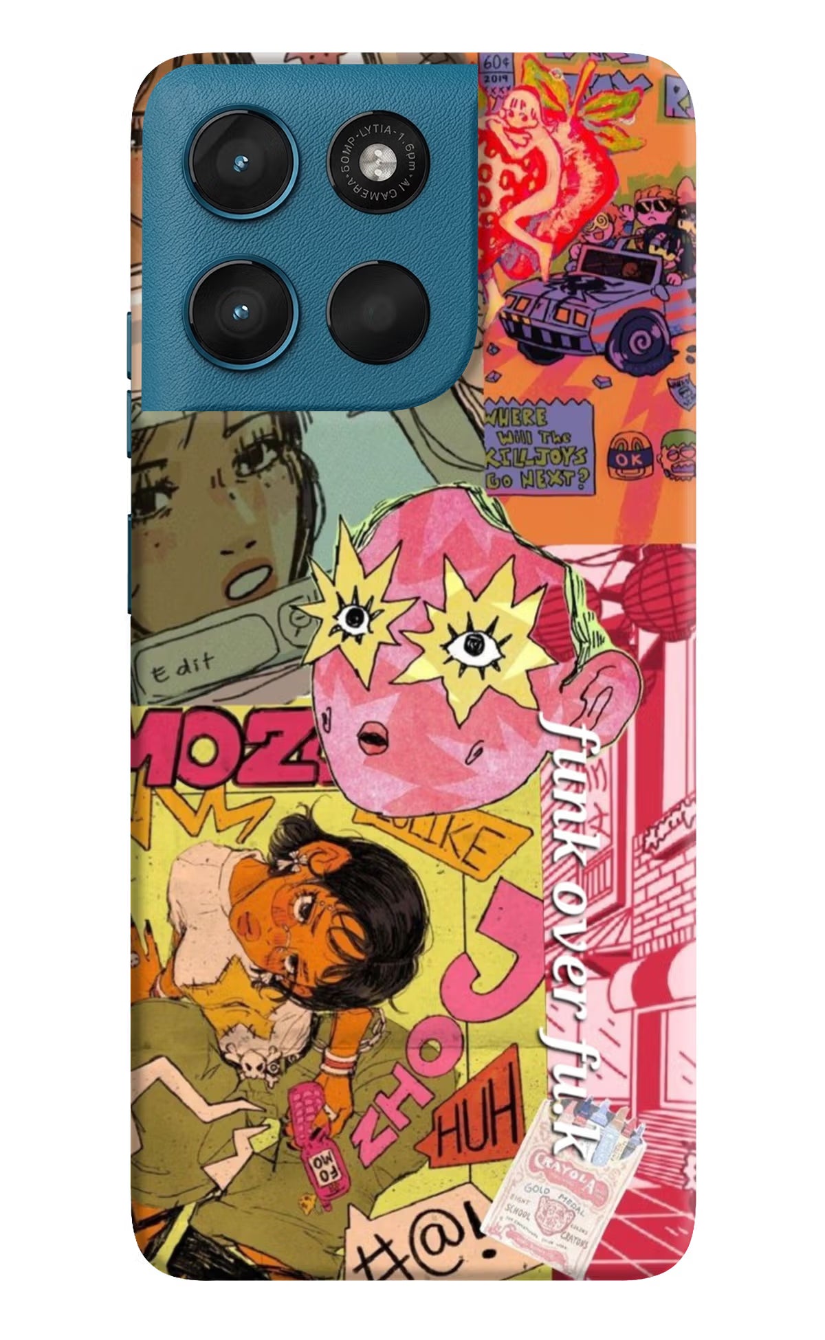 Funkover Moto G57 Power 5G Back Cover