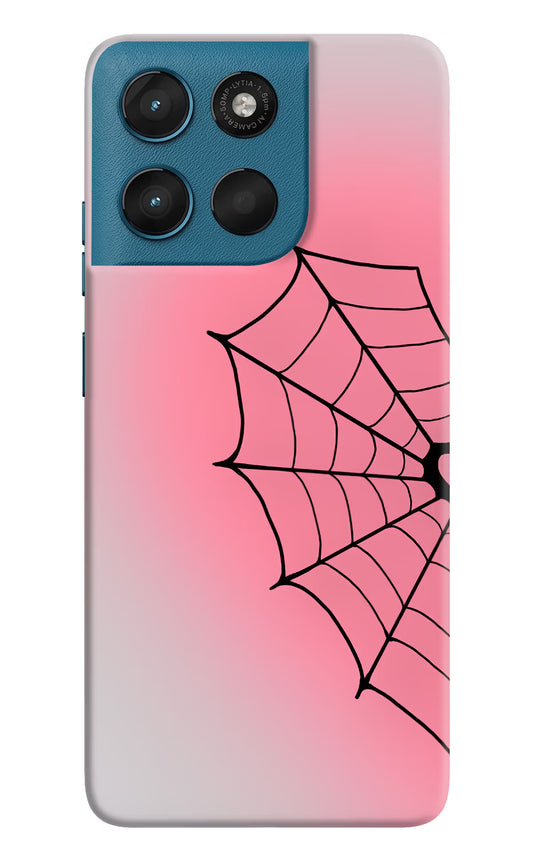 Pink Web Moto G57 Power 5G Hard Case Back Cover by Casekaro