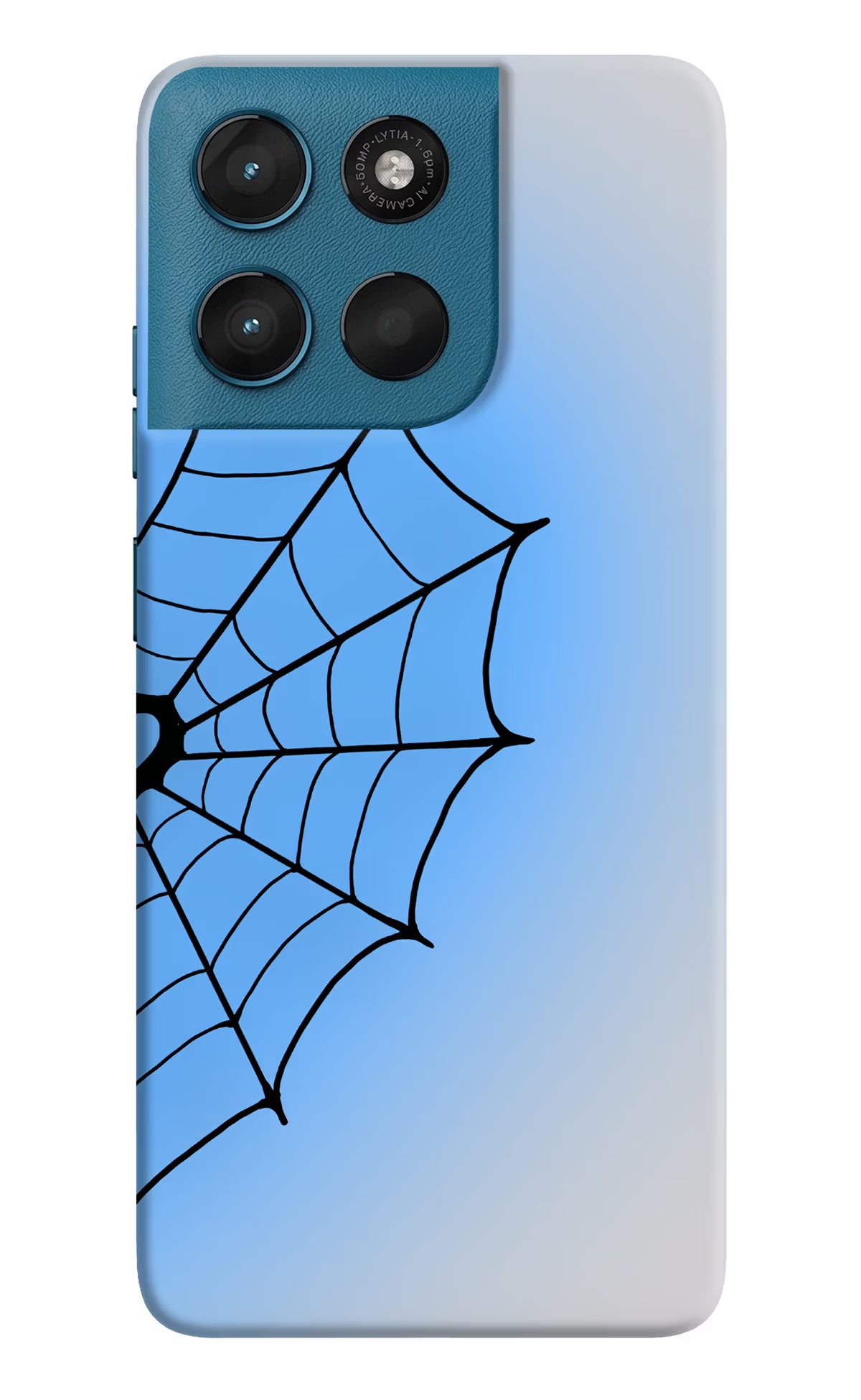 Blue Web Moto G57 Power 5G Back Cover