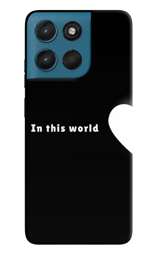 This World Moto G57 Power 5G Hard Case Back Cover by Casekaro