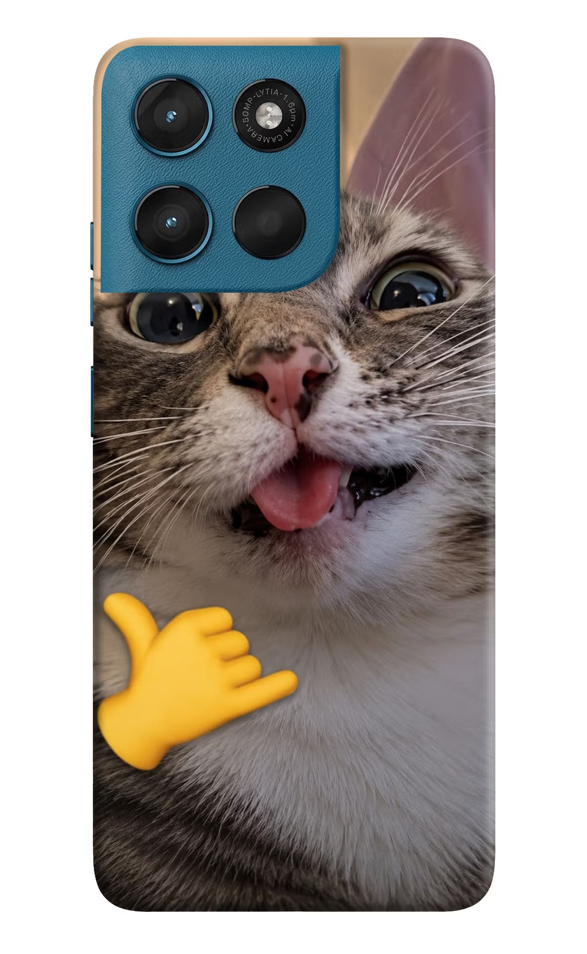 Silly Cat Call Moto G57 Power 5G Hard Case Back Cover by Casekaro