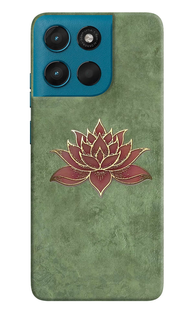 Lotus Grace Moto G57 Power 5G Hard Case Back Cover by Casekaro