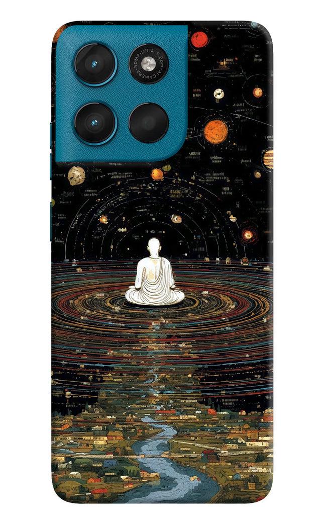 Space Monk Moto G57 Power 5G Hard Case Back Cover by Casekaro