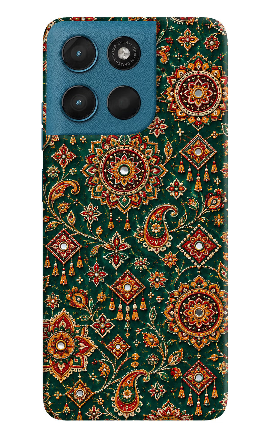 Green Pataka Moto G57 Power 5G Back Cover, Hard case