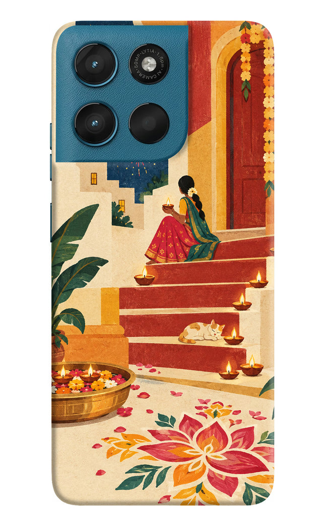 Diwali Rangoli Moto G57 Power 5G Back Cover