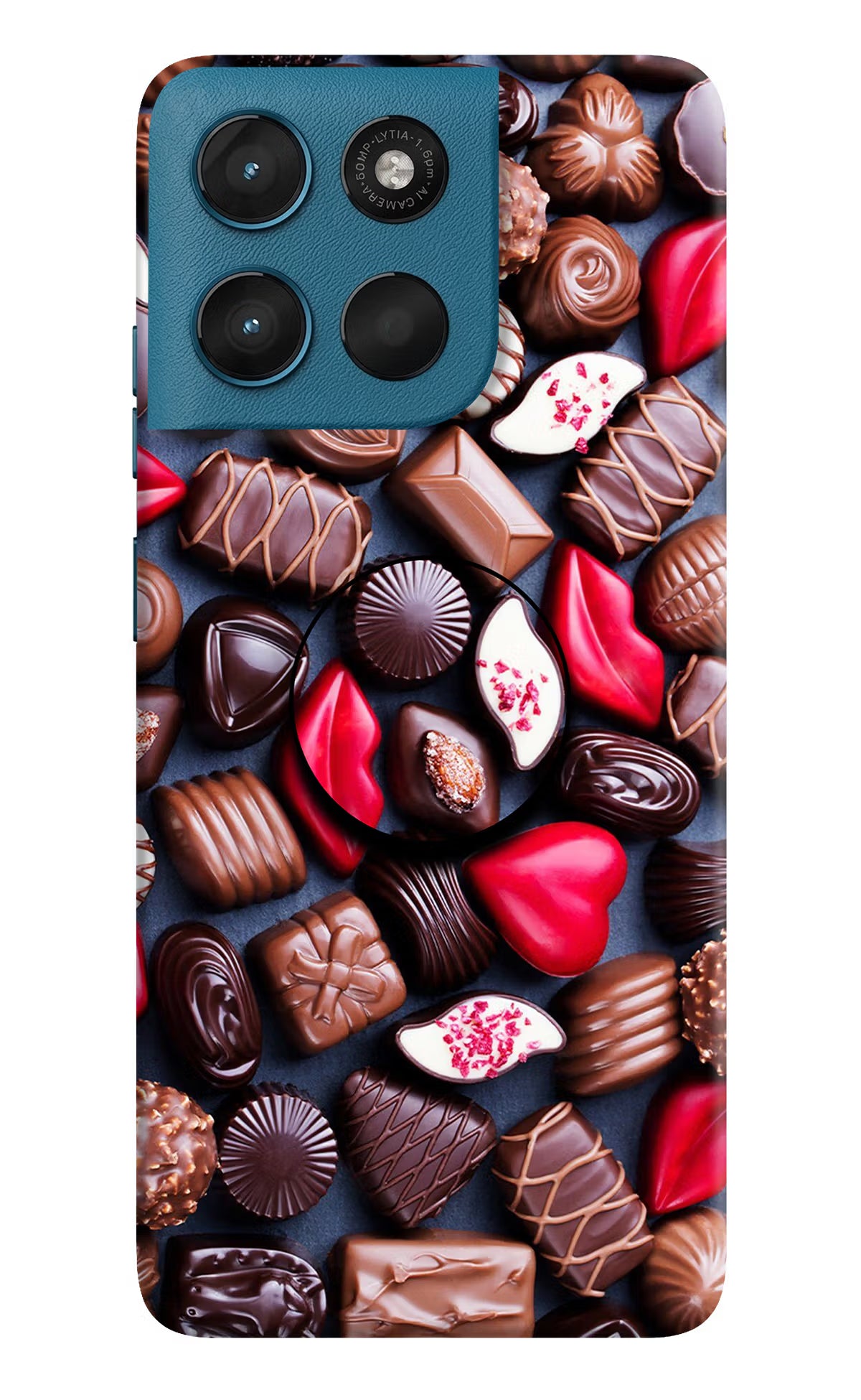 Chocolates Moto G57 Power 5G Pop Case by Casekaro