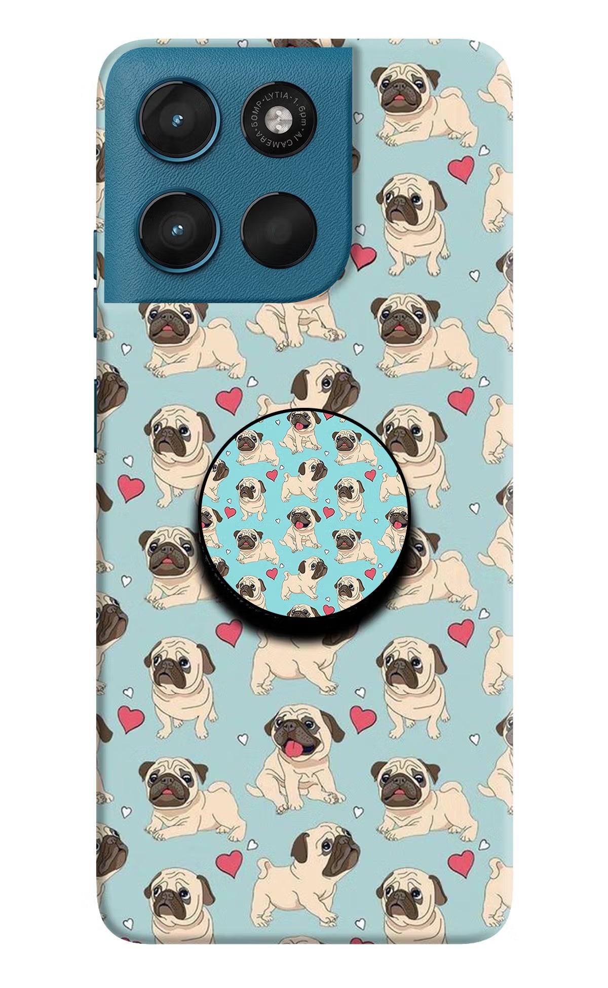 Pug Dog Moto G57 Power 5G Pop Case by Casekaro