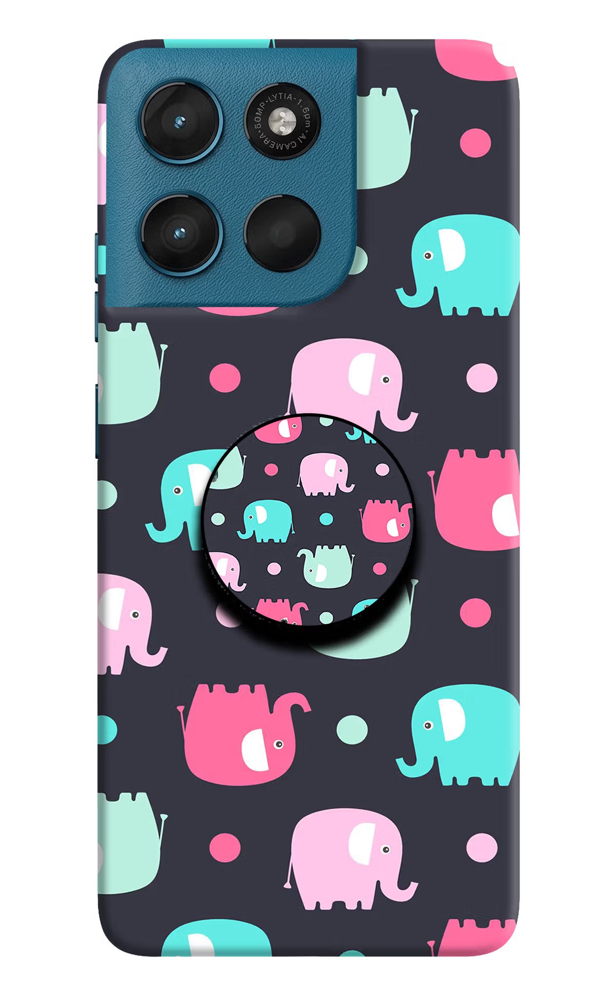 Baby Elephants Moto G57 Power 5G Pop Case by Casekaro