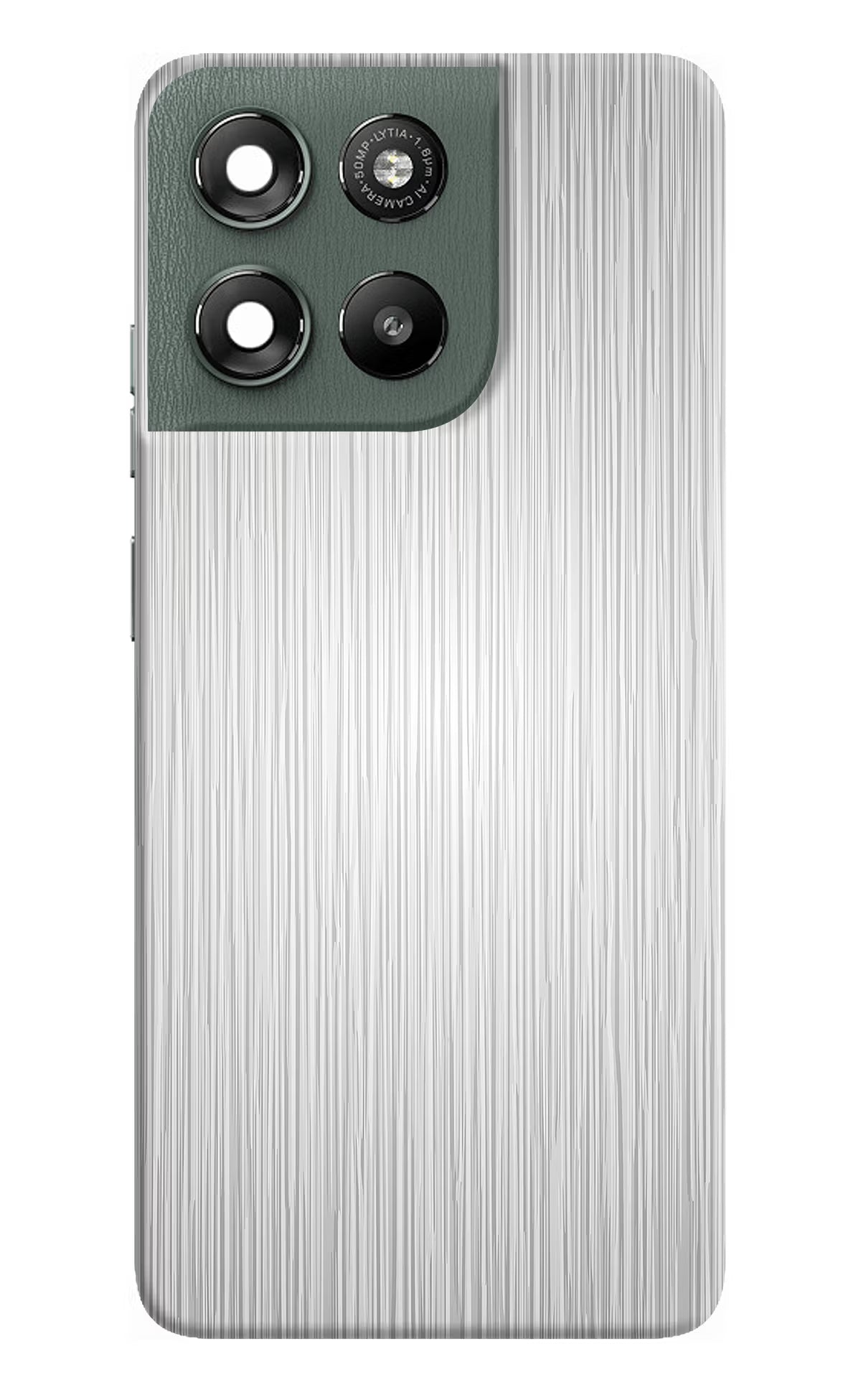 Wooden Grey Texture Moto G67 Power 5G Hard Case Back Cover by Casekaro