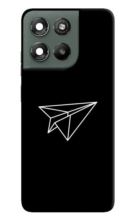 Paper Plane White Moto G67 Power 5G Hard Case Back Cover by Casekaro