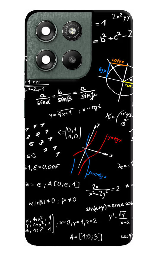 Mathematics Formula Moto G67 Power 5G Hard Case Back Cover by Casekaro