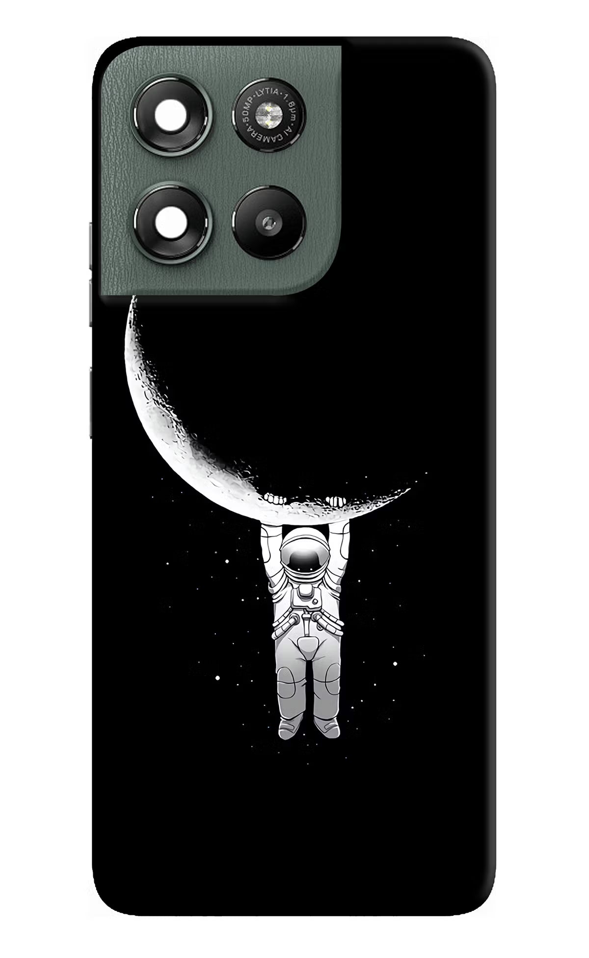 Moon Space Moto G67 Power 5G Hard Case Back Cover by Casekaro