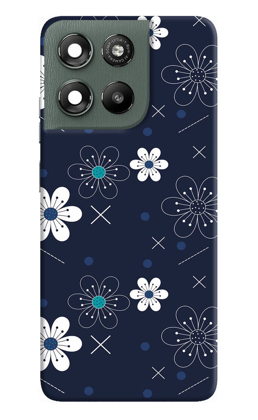 Flowers Moto G67 Power 5G Hard Case Back Cover by Casekaro