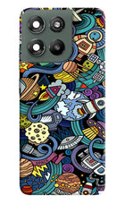 Space Abstract Moto G67 Power 5G Hard Case Back Cover by Casekaro