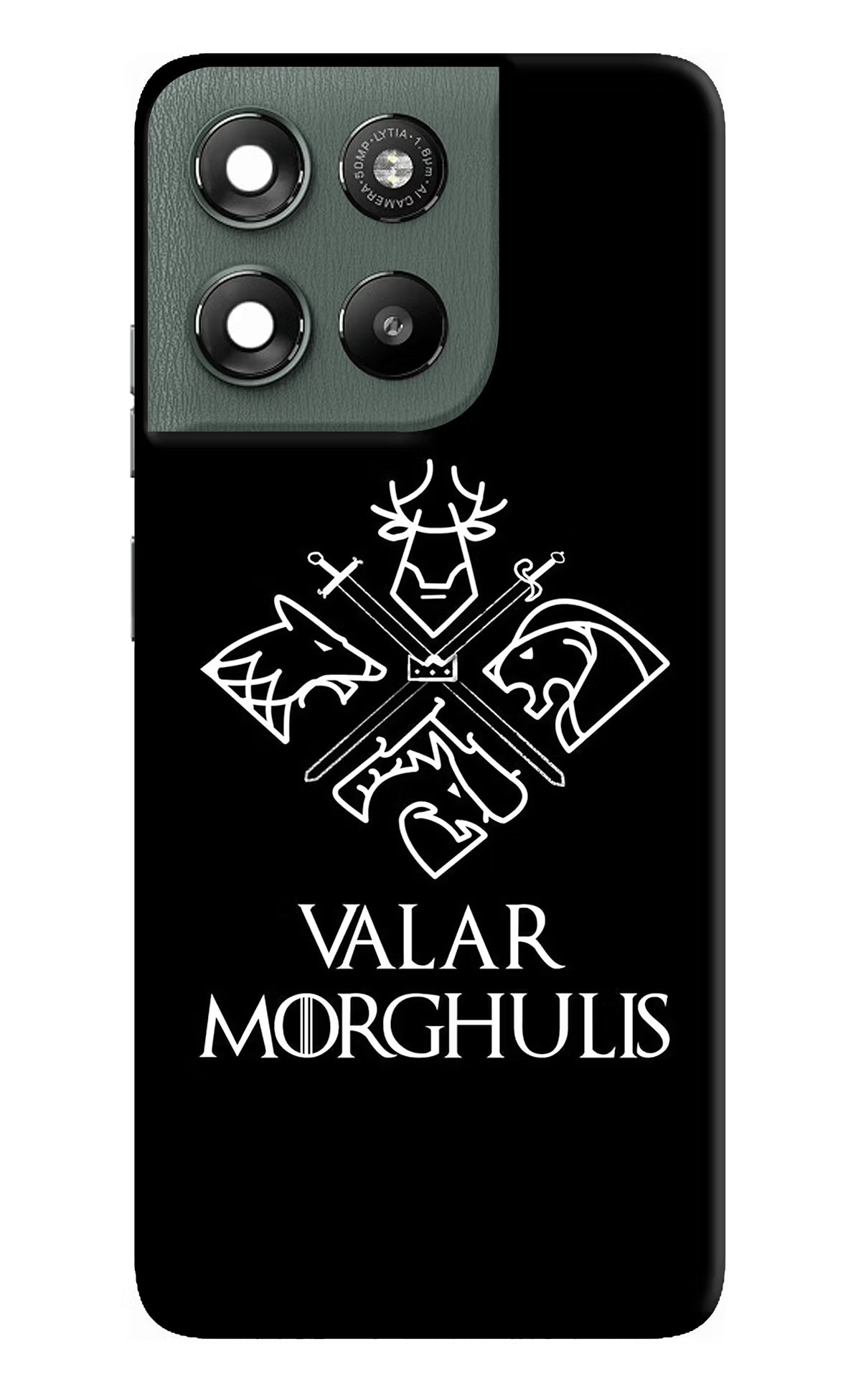 Valar Morghulis | Game Of Thrones Moto G67 Power 5G Hard Case Back Cover by Casekaro