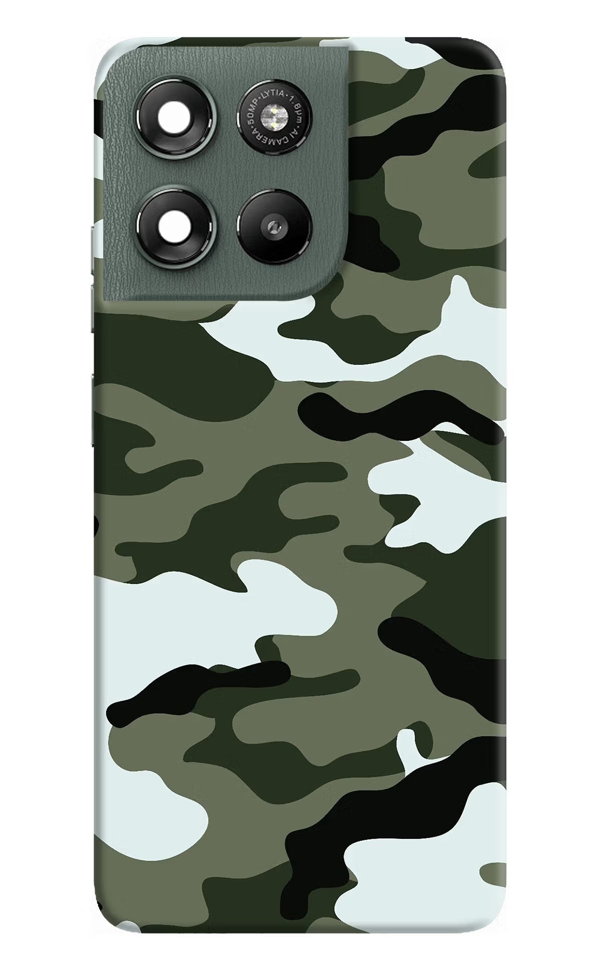 Camouflage Moto G67 Power 5G Hard Case Back Cover by Casekaro
