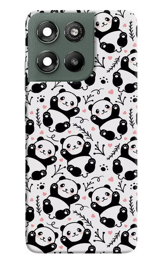Cute Panda Moto G67 Power 5G Hard Case Back Cover by Casekaro