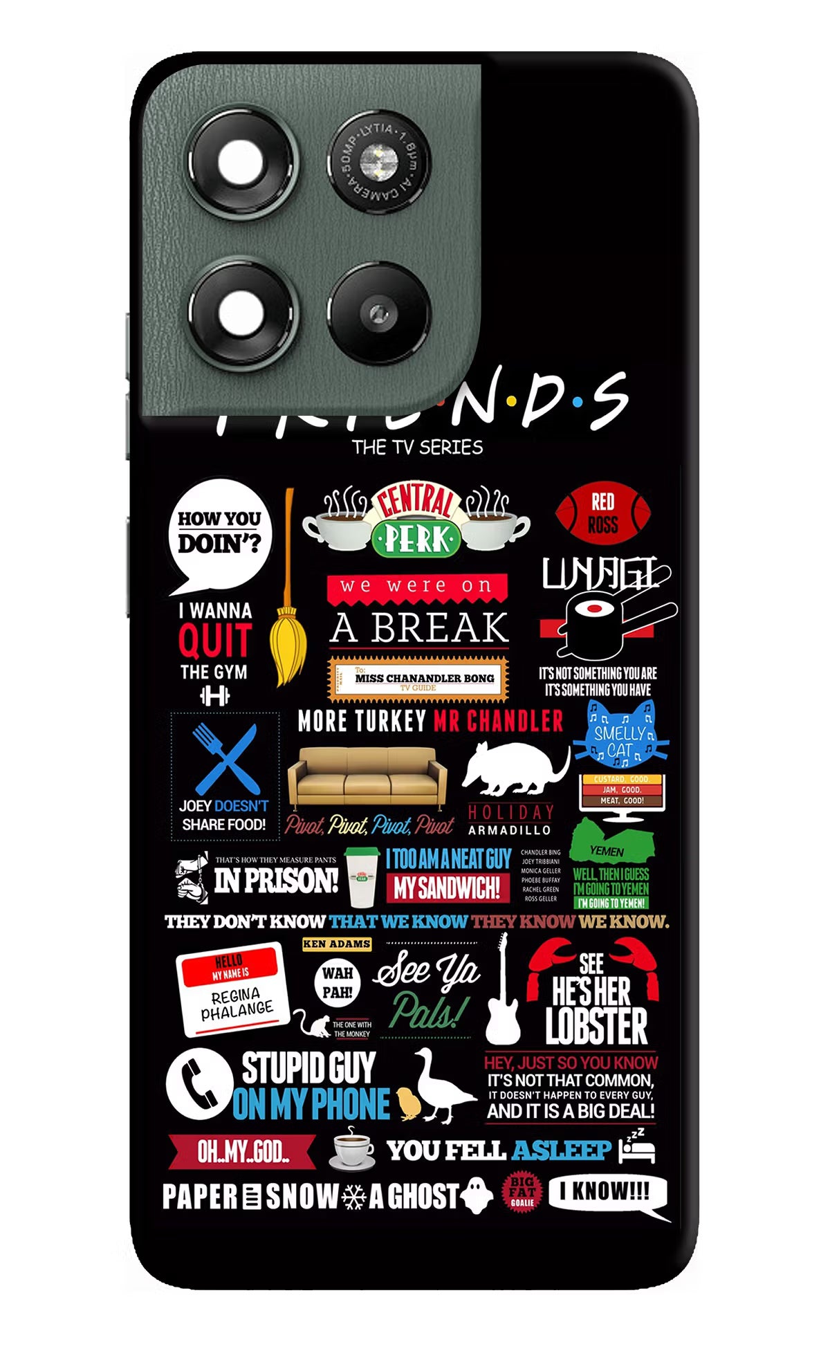 FRIENDS Moto G67 Power 5G Hard Case Back Cover by Casekaro