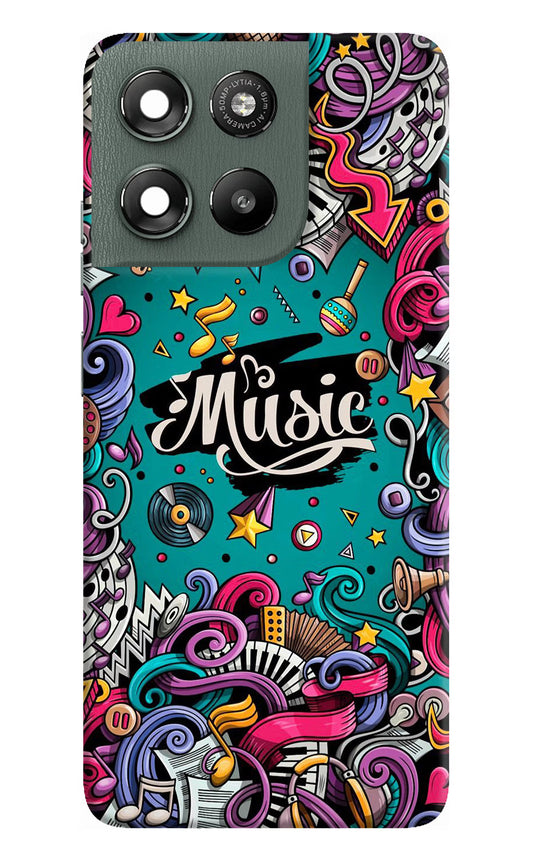 Music Graffiti Moto G67 Power 5G Hard Case Back Cover by Casekaro