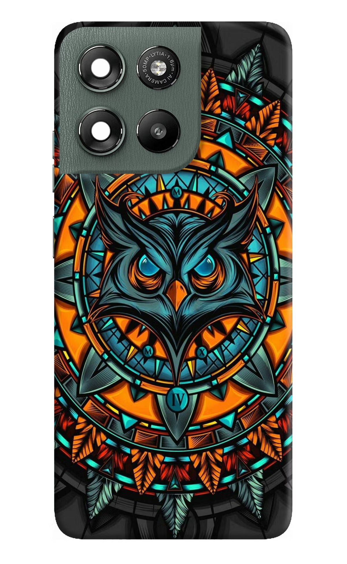 Angry Owl Art Moto G67 Power 5G Hard Case Back Cover by Casekaro