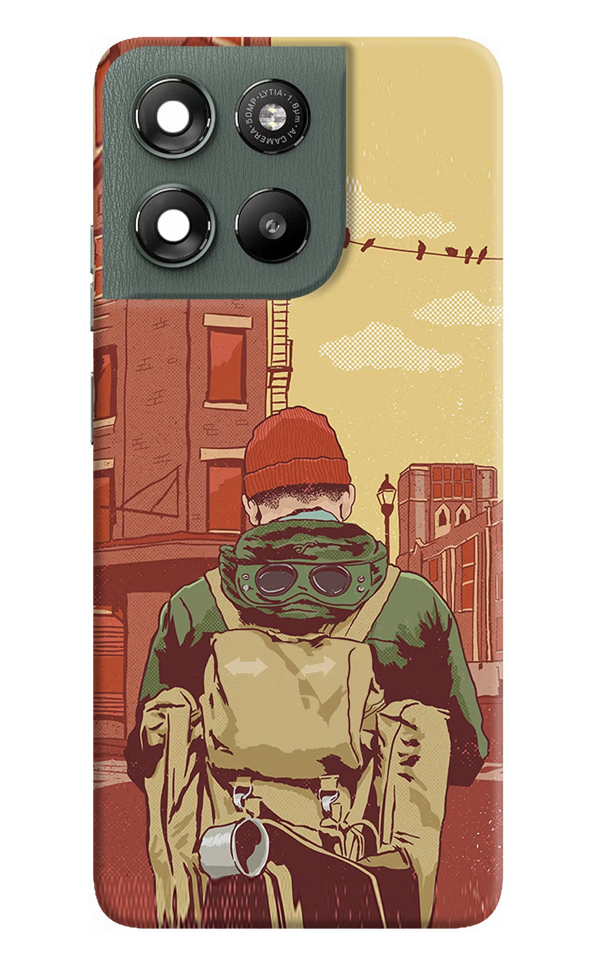 Adventurous Moto G67 Power 5G Hard Case Back Cover by Casekaro