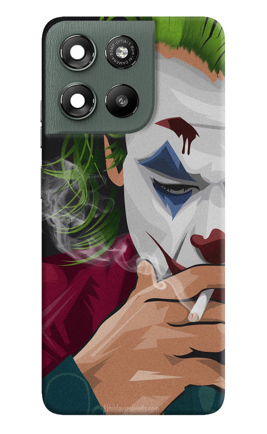 Joker Smoking Moto G67 Power 5G Hard Case Back Cover by Casekaro