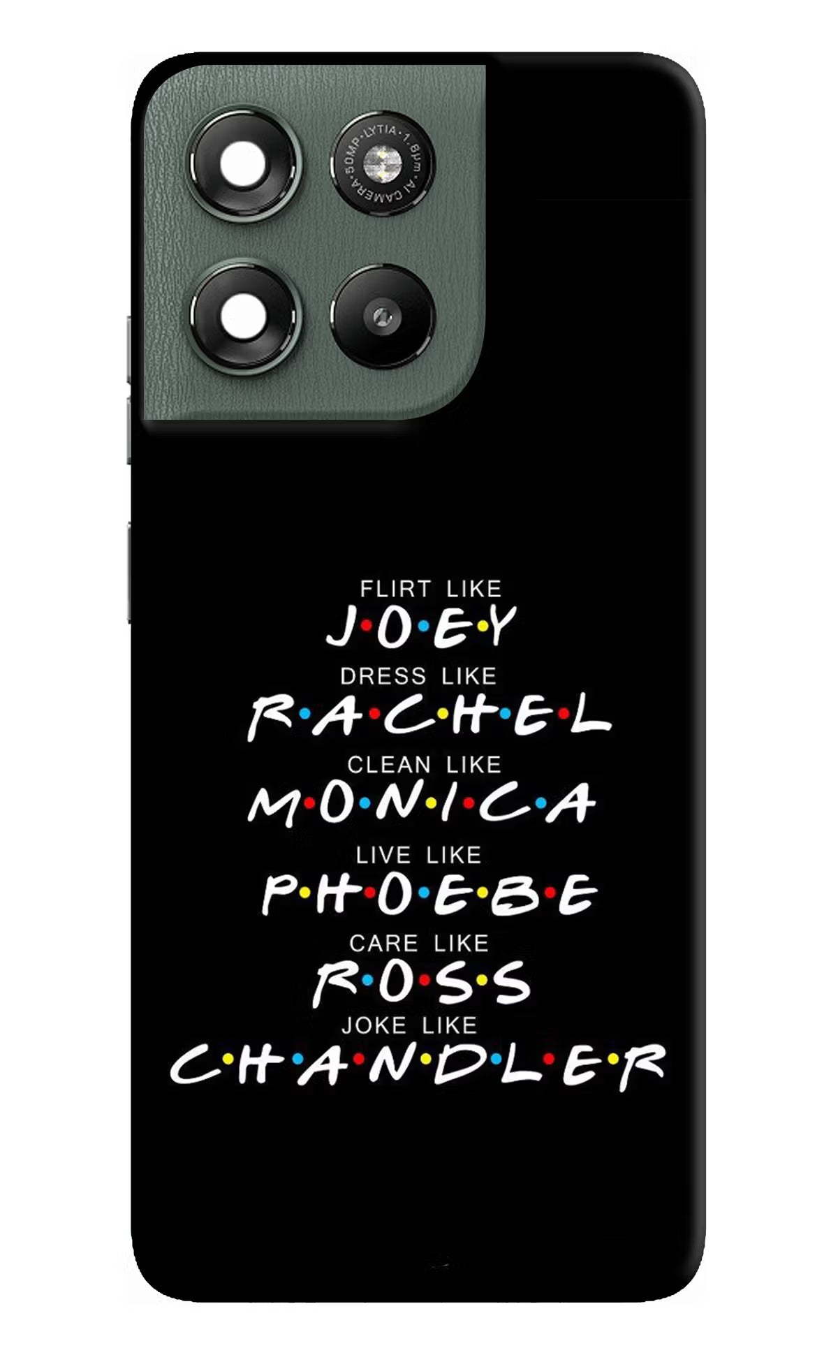 FRIENDS Character Moto G67 Power 5G Hard Case Back Cover by Casekaro