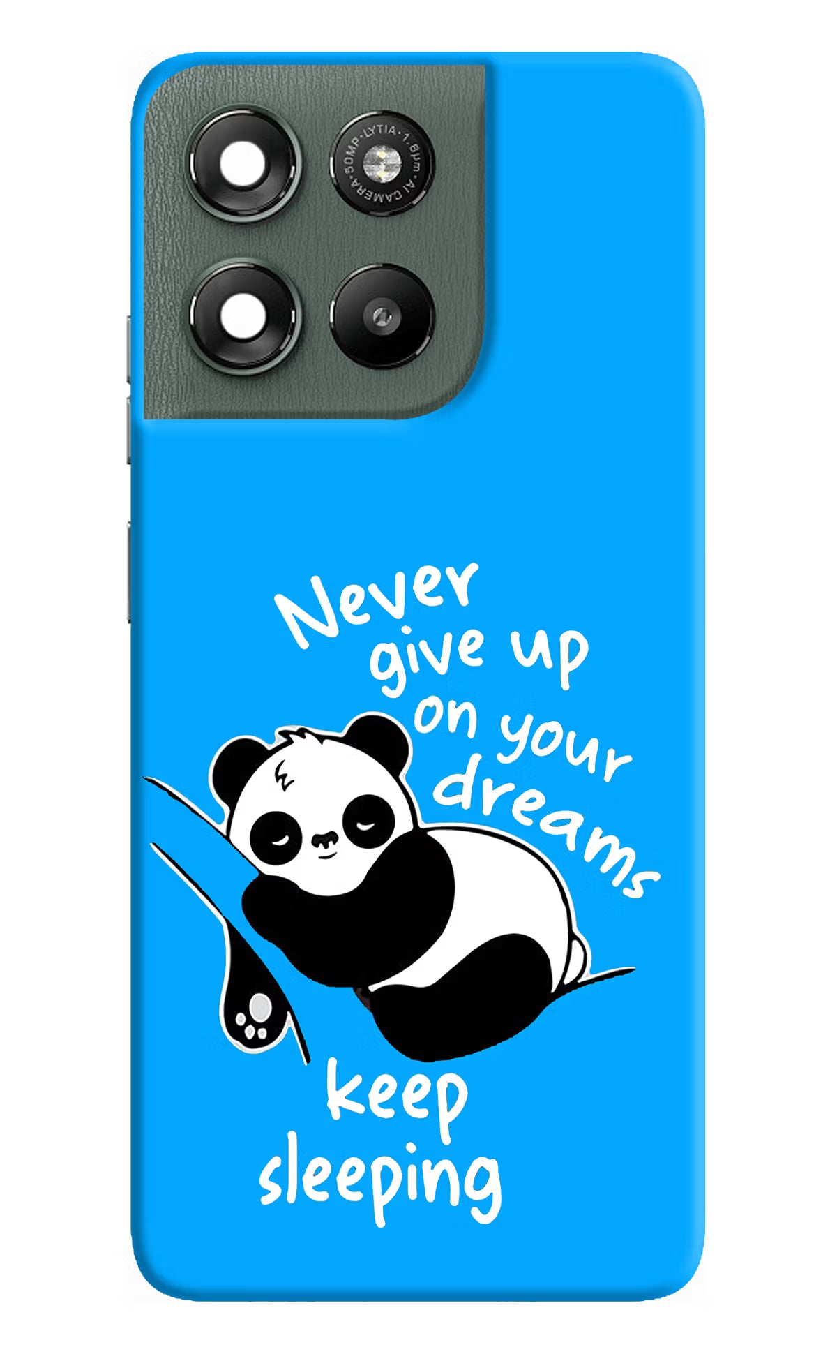 Keep Sleeping Moto G67 Power 5G Hard Case Back Cover by Casekaro