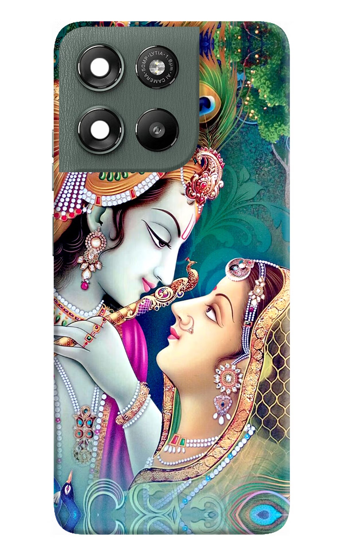 Lord Radha Krishna Moto G67 Power 5G Hard Case Back Cover by Casekaro