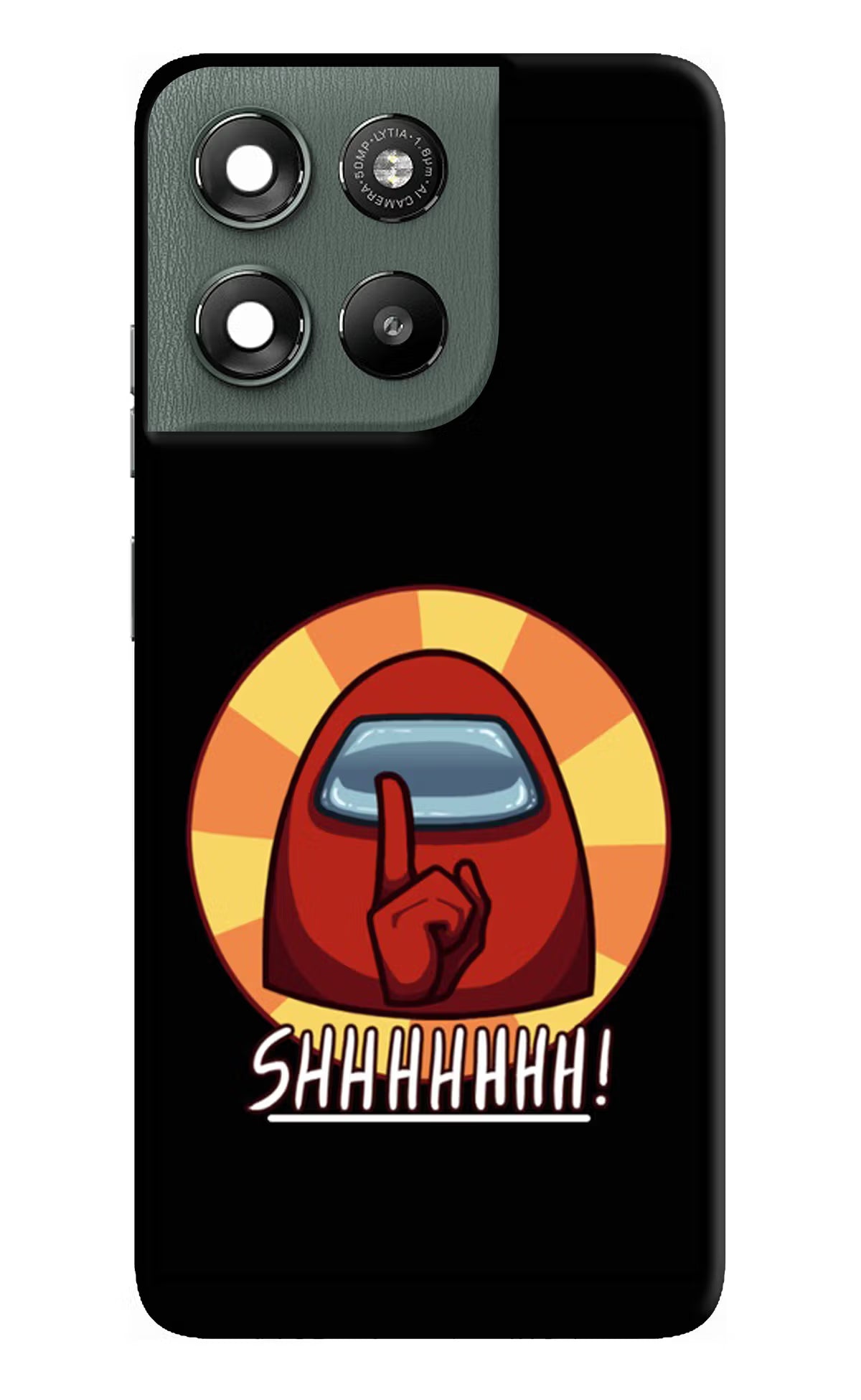 Among Us Shhh! Moto G67 Power 5G Hard Case Back Cover by Casekaro
