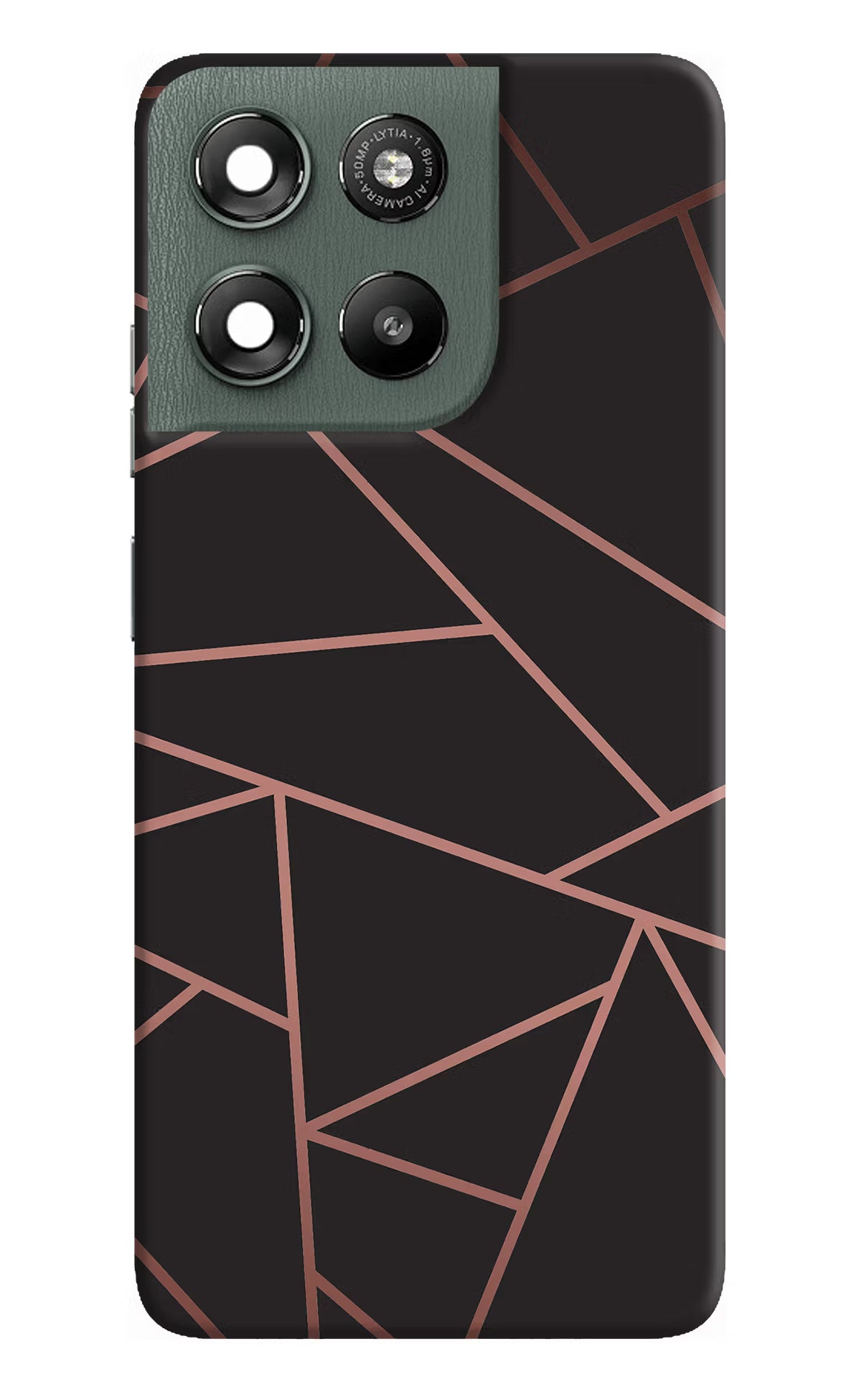 Geometric Pattern Moto G67 Power 5G Hard Case Back Cover by Casekaro
