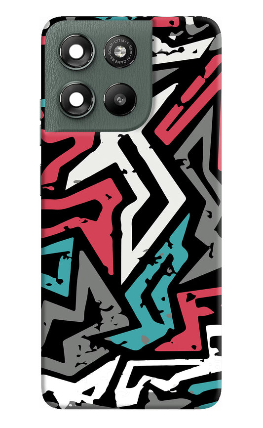 Geometric Graffiti Moto G67 Power 5G Hard Case Back Cover by Casekaro