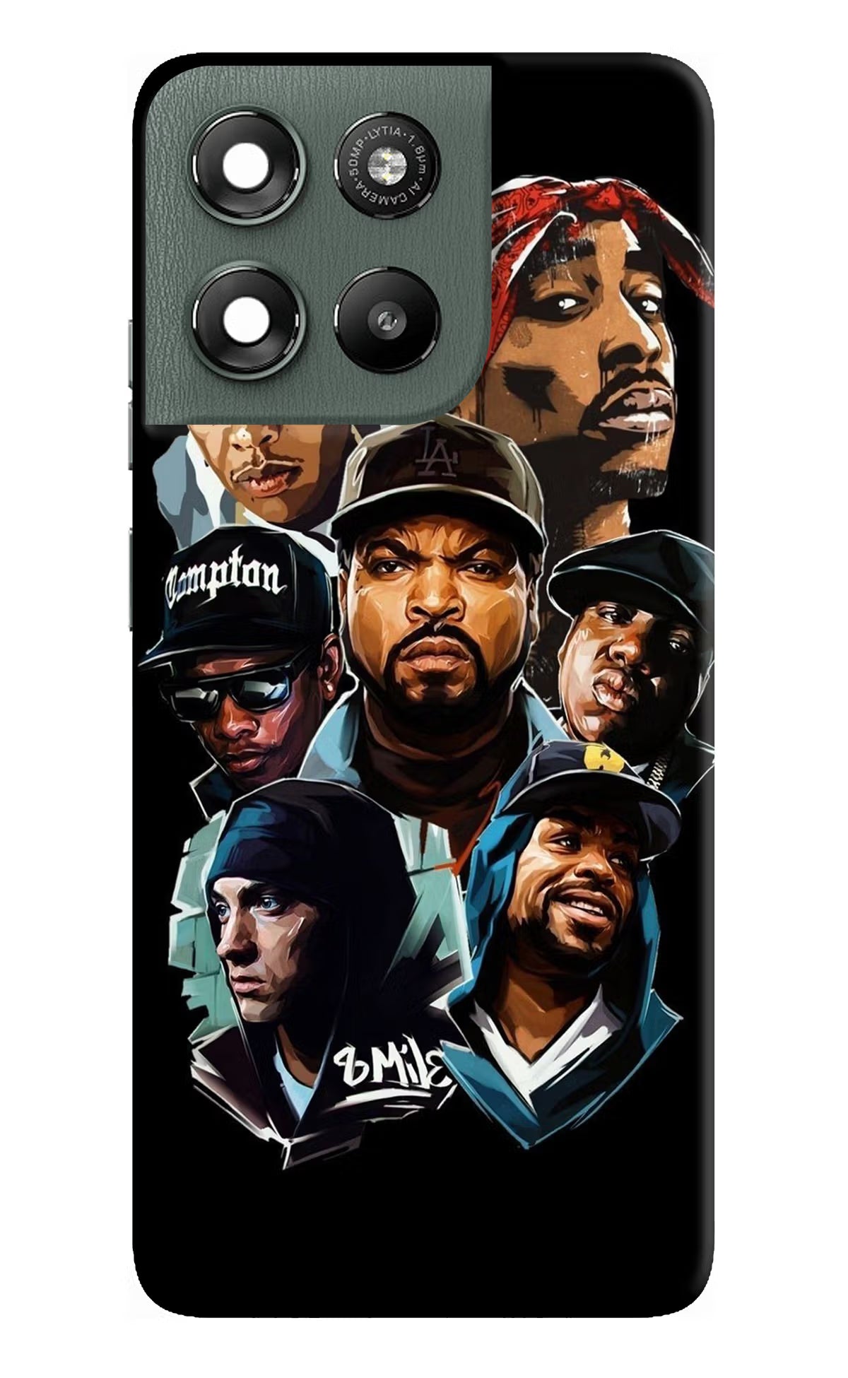 Rappers Moto G67 Power 5G Hard Case Back Cover by Casekaro