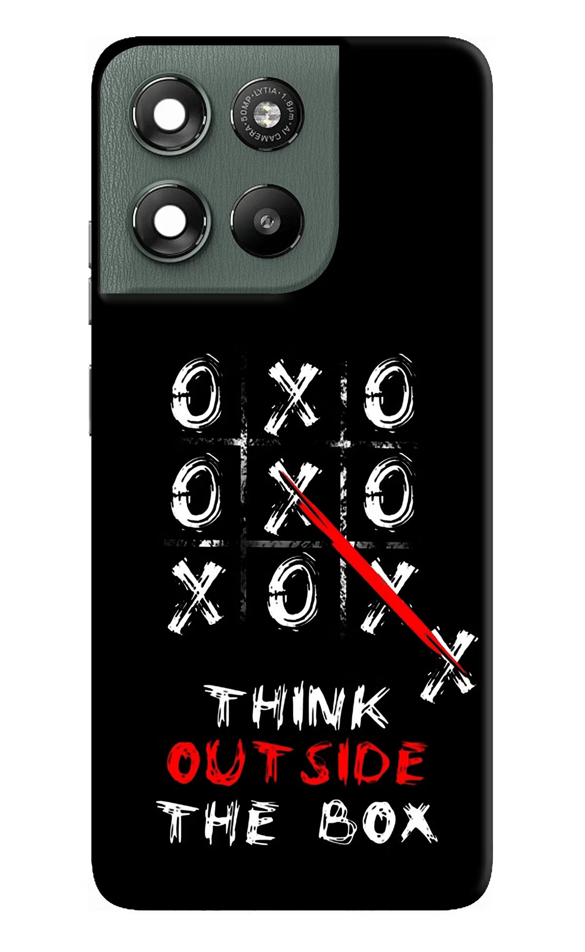 Think out of the BOX Moto G67 Power 5G Hard Case Back Cover by Casekaro