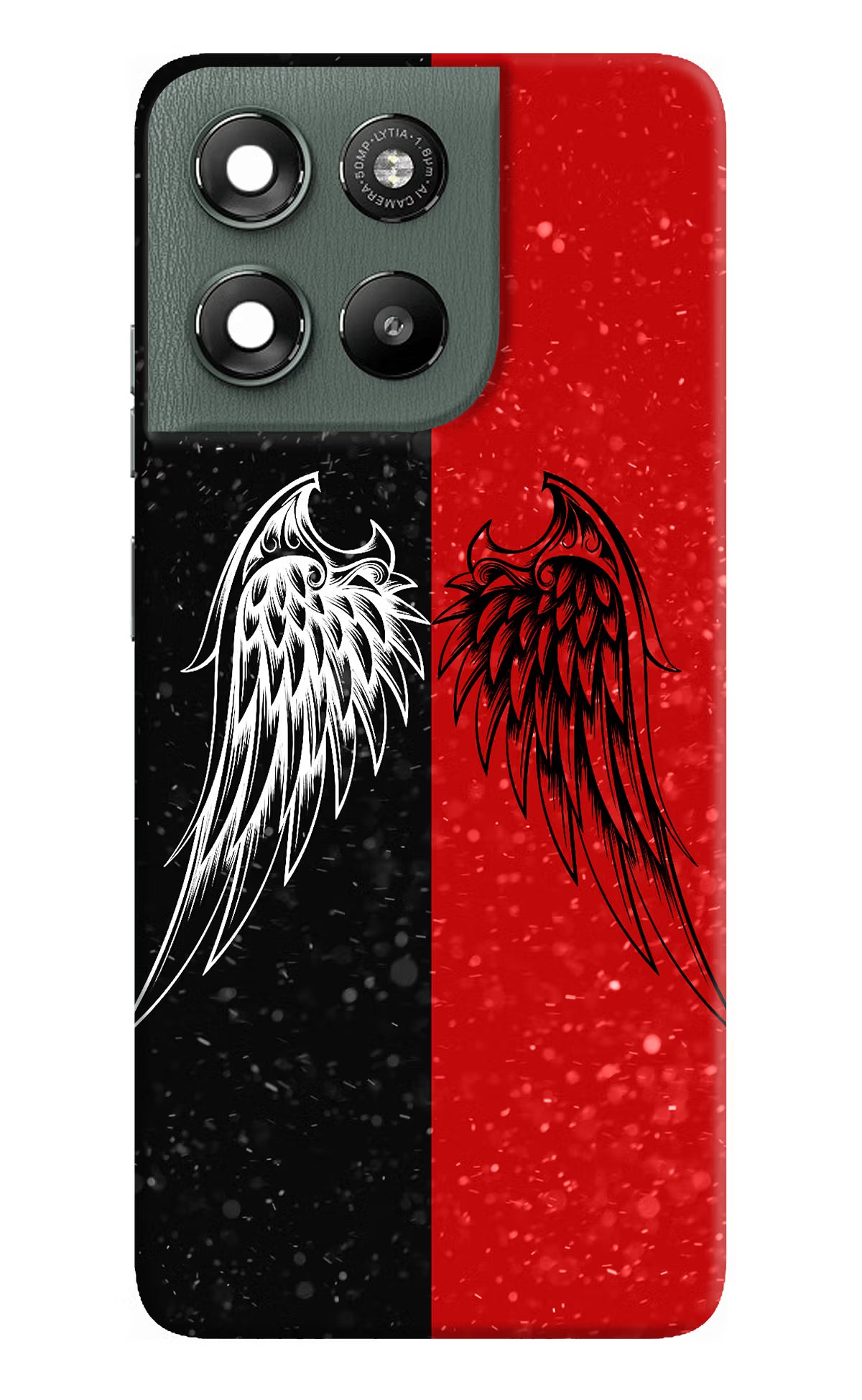 Wings Moto G67 Power 5G Hard Case Back Cover by Casekaro