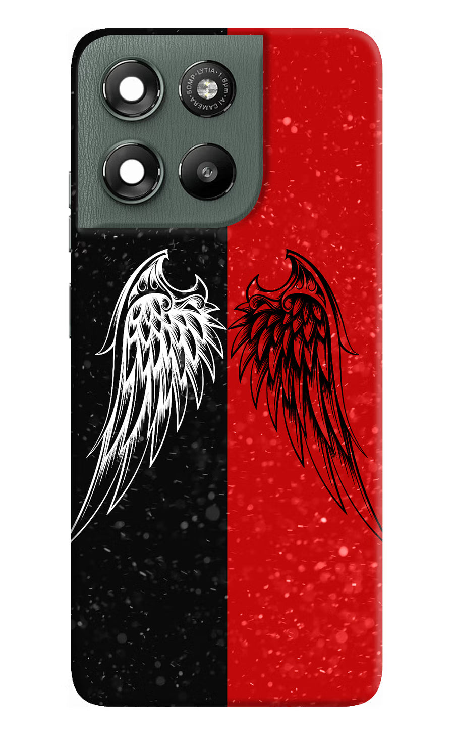 Wings Moto G67 Power 5G Back Cover, Hard case