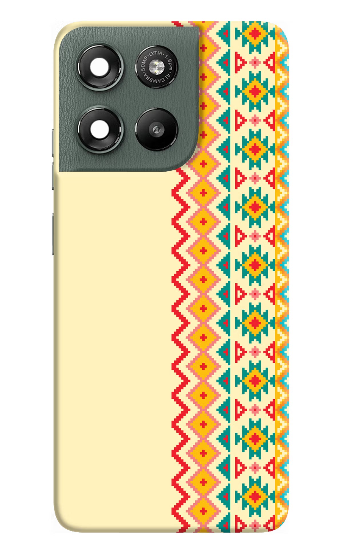 Ethnic Seamless Moto G67 Power 5G Hard Case Back Cover by Casekaro