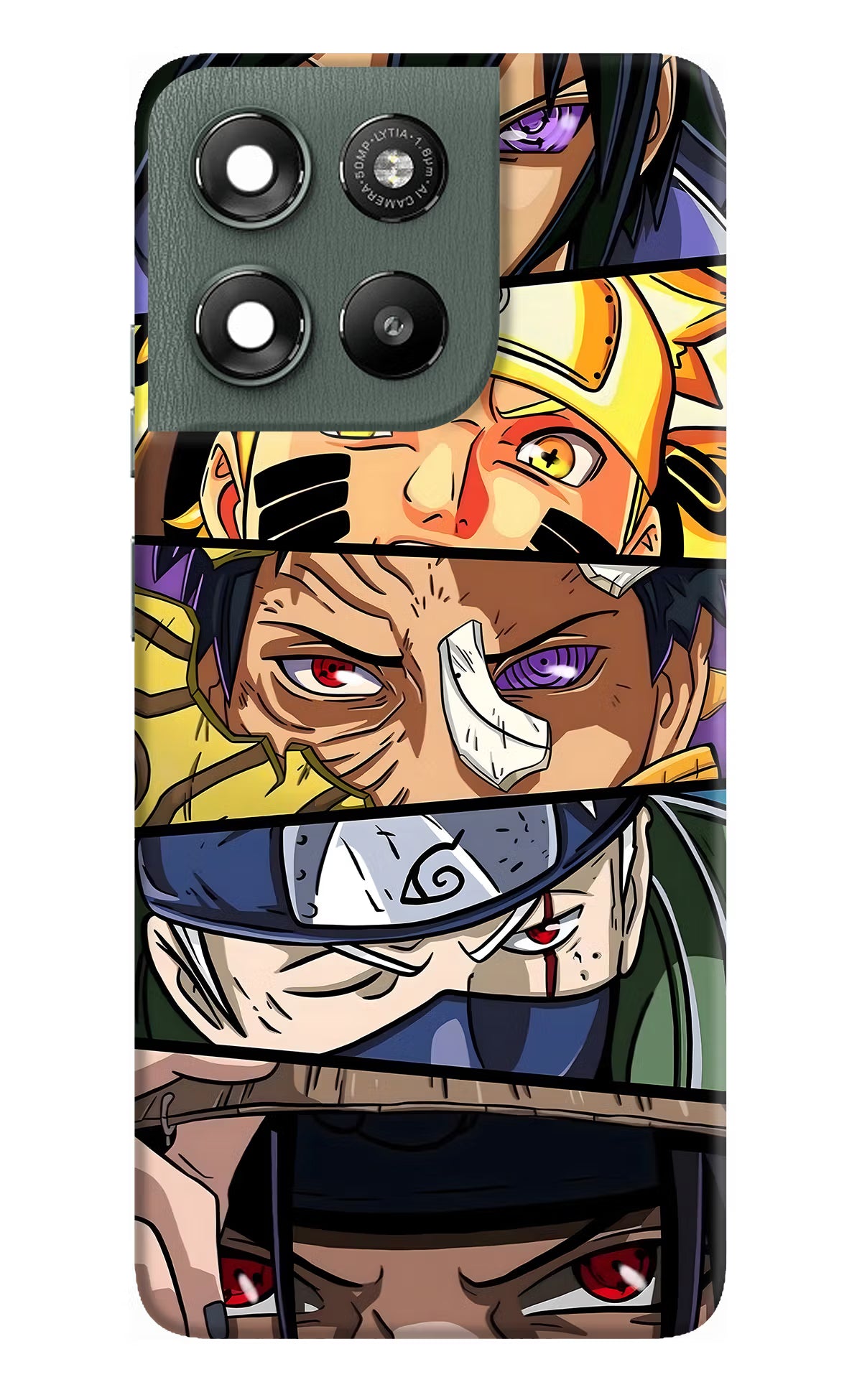 Naruto Character Moto G67 Power 5G Hard Case Back Cover by Casekaro