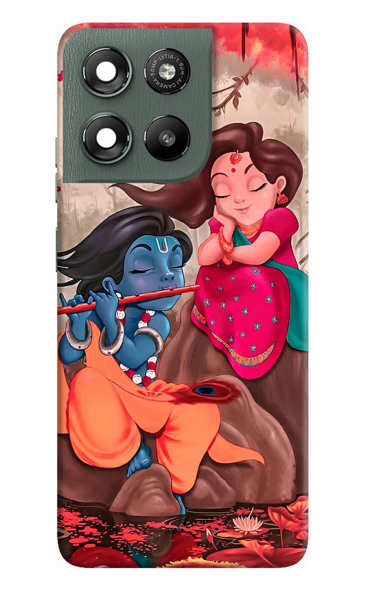 Radhe Krishna Moto G67 Power 5G Hard Case Back Cover by Casekaro