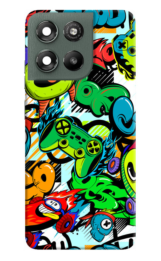 Game Doodle Moto G67 Power 5G Hard Case Back Cover by Casekaro