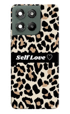 Leopard Print Self Love Moto G67 Power 5G Hard Case Back Cover by Casekaro