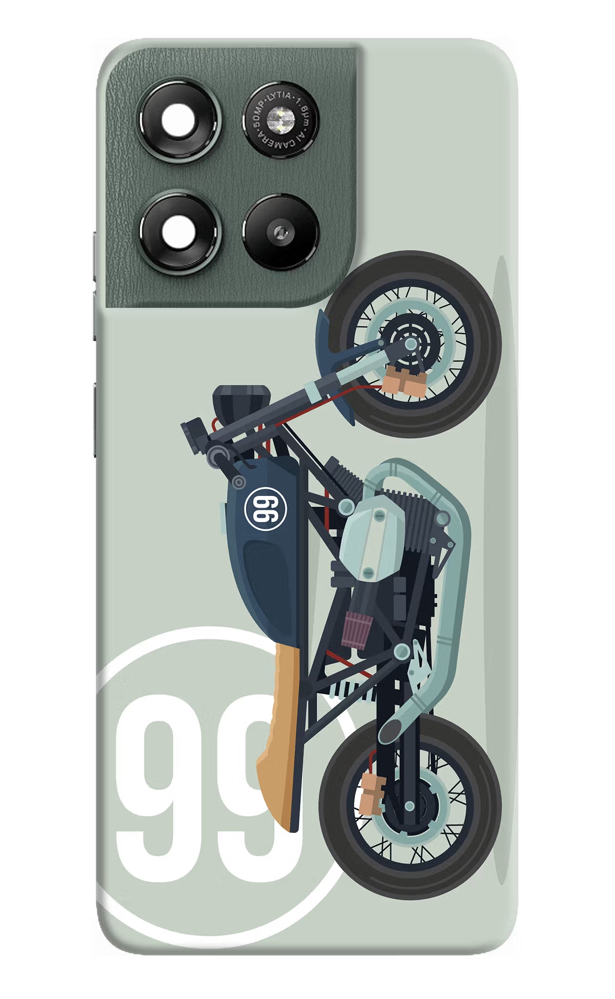 Classic Cafe Racer 99 Moto G67 Power 5G Hard Case Back Cover by Casekaro