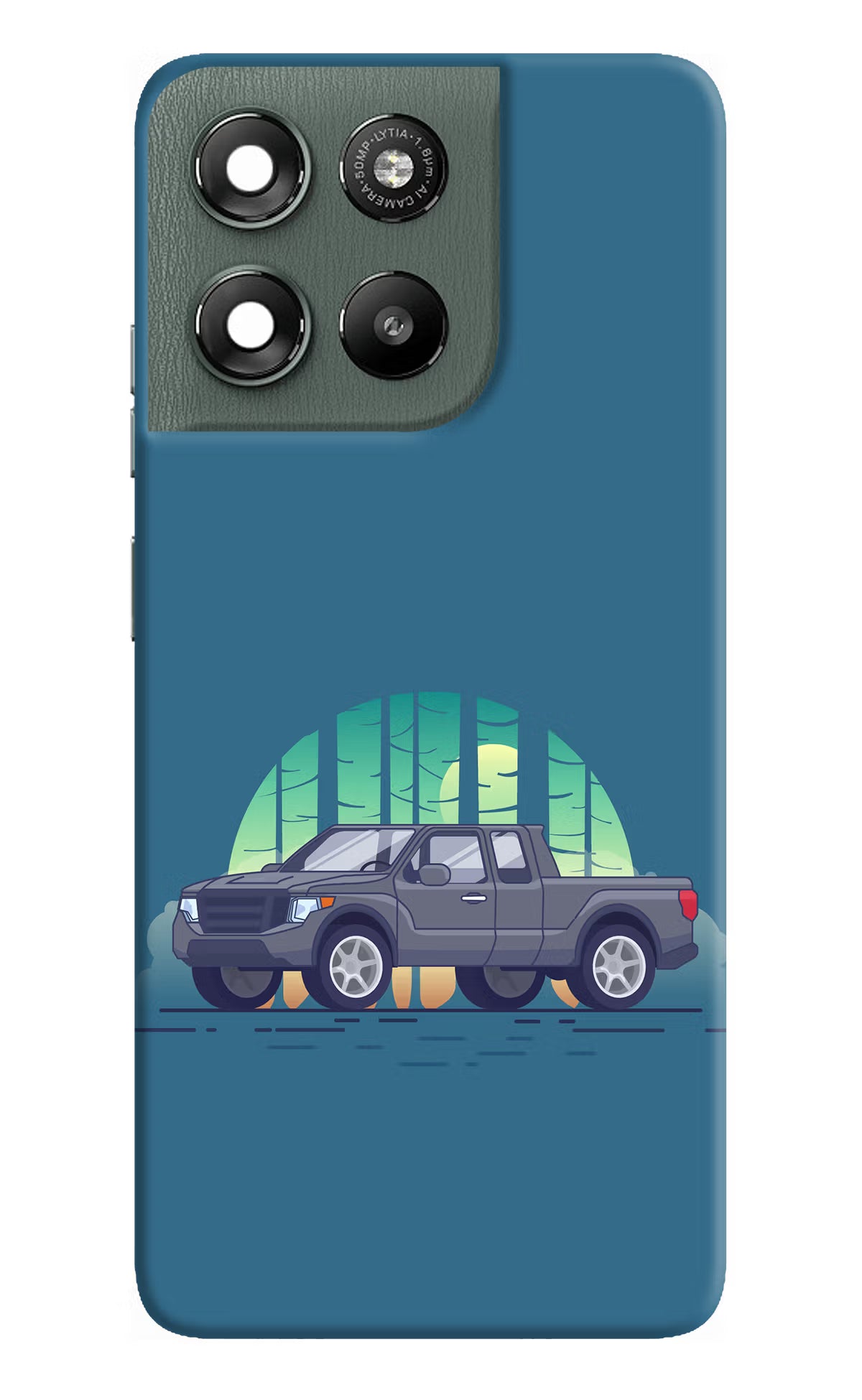 Retro Garage Vibe Moto G67 Power 5G Hard Case Back Cover by Casekaro