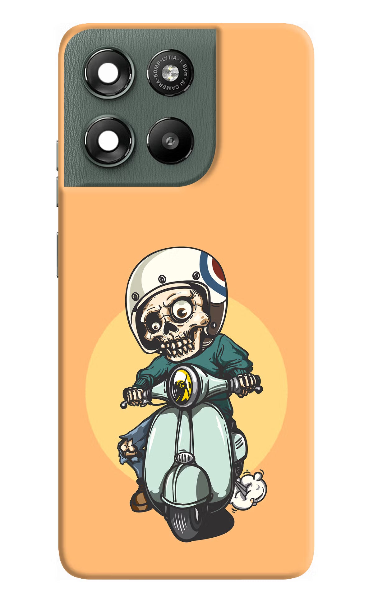 Undead Biker Moto G67 Power 5G Hard Case Back Cover by Casekaro