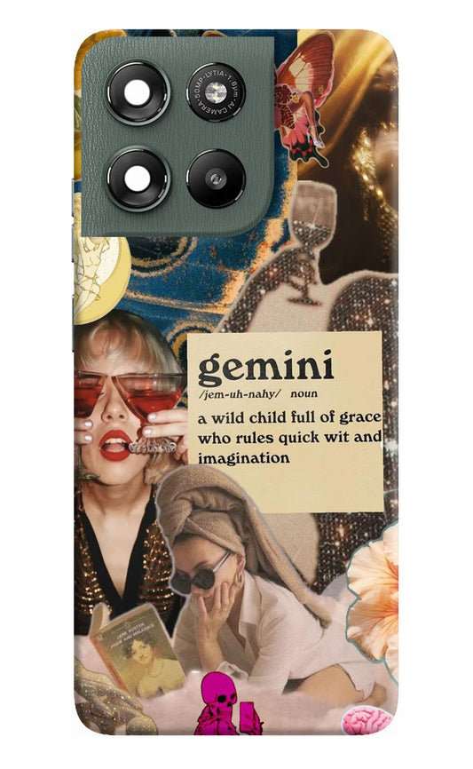 Gemini Zodiac Moto G67 Power 5G Hard Case Back Cover by Casekaro