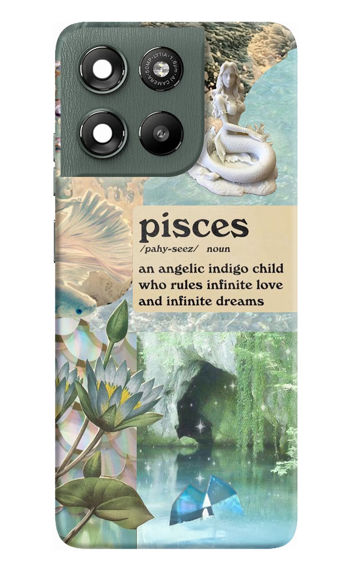 Pisces Zodiac Moto G67 Power 5G Hard Case Back Cover by Casekaro