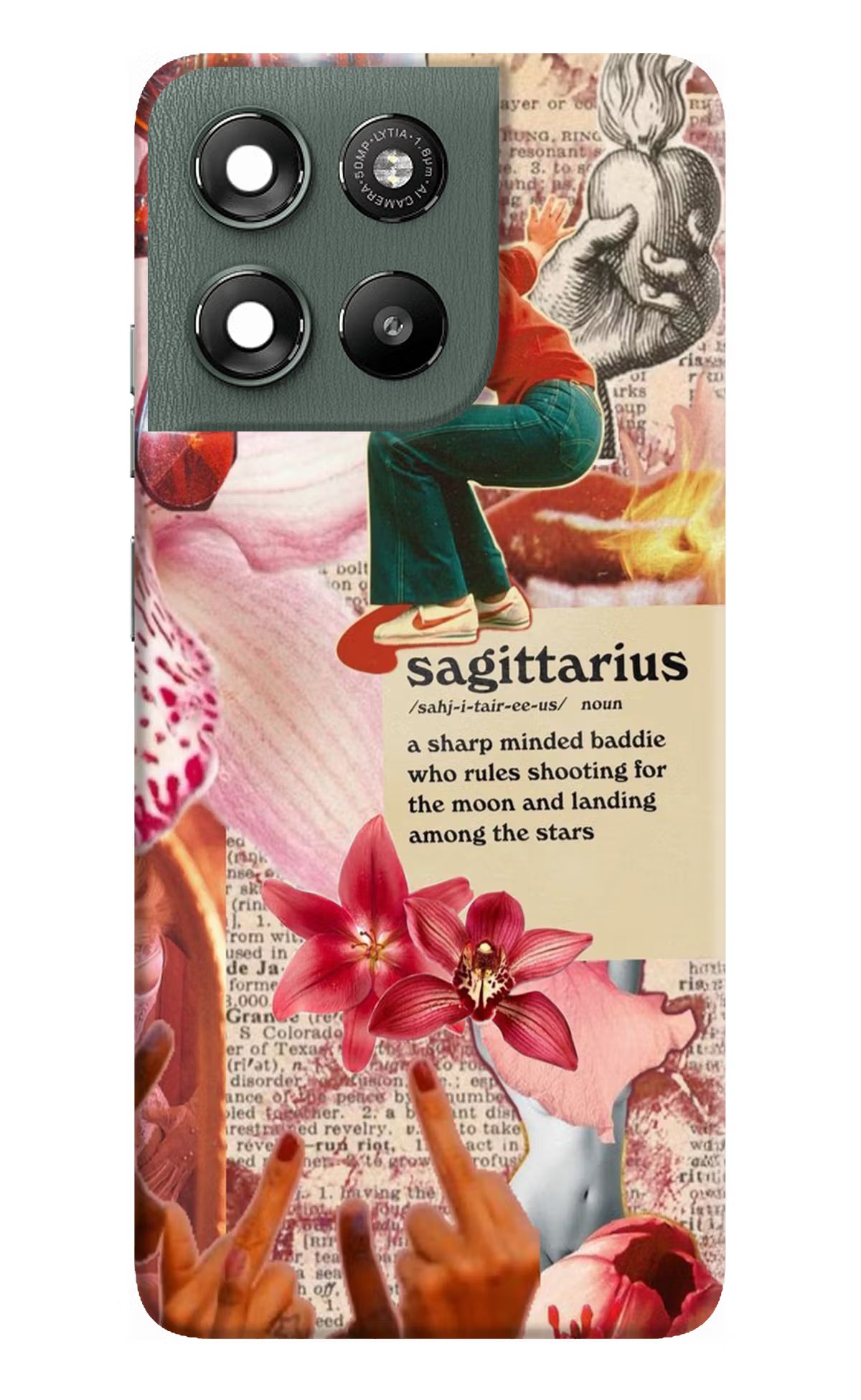 Sagittarius Zodiac Moto G67 Power 5G Hard Case Back Cover by Casekaro