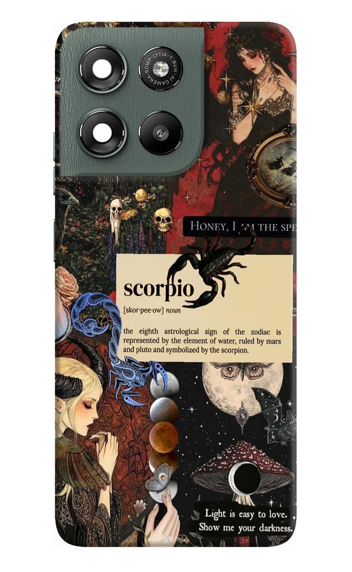Scorpio Zodiac Moto G67 Power 5G Hard Case Back Cover by Casekaro